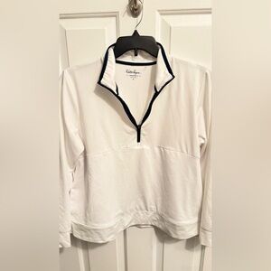 Walter Hagen White Pullover with Black Accents